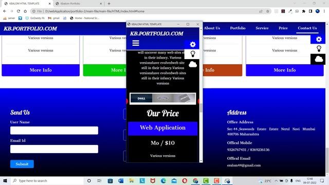 KBAlOM Portfolio Template -5 || Bootstrap Latest Version смотреть онлайн
