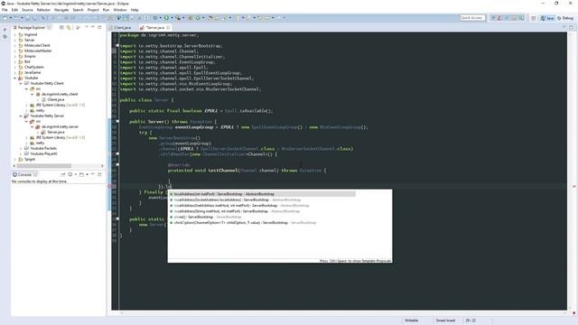 Netty.io Reloaded #001 | Server-Client | Ingrim4 смотреть онлайн