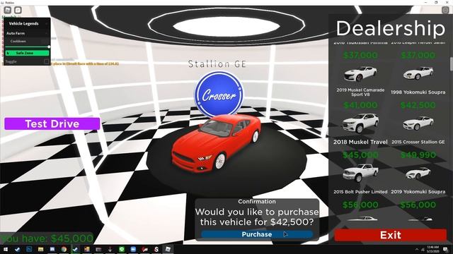 [NEW 2020!] ? VEHICLE LEGENDS HACK ? | GET UNLIMITED MONEY | AUTOFARM | ROBLOX EXPLOIT смотреть онлайн