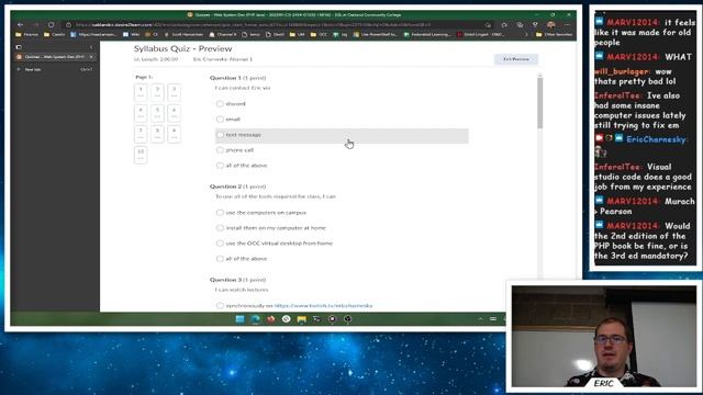 CIS 2454 - Web System Dev ( PHP & Java ) - Course Intro - Winter 2022 смотреть онлайн