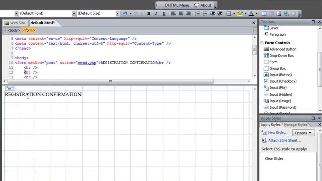 Part 1: How To Create A Form With Multiple Fields And Send The Data Using PHP In Expression Web смотреть онлайн