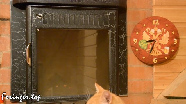 Останавливаем и восстанавливаем горение в банной печи Ферингер смотреть онлайн