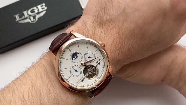 ДАРИМ ЧАСЫ! Механика LIGE с Aliexpress за $33! смотреть онлайн