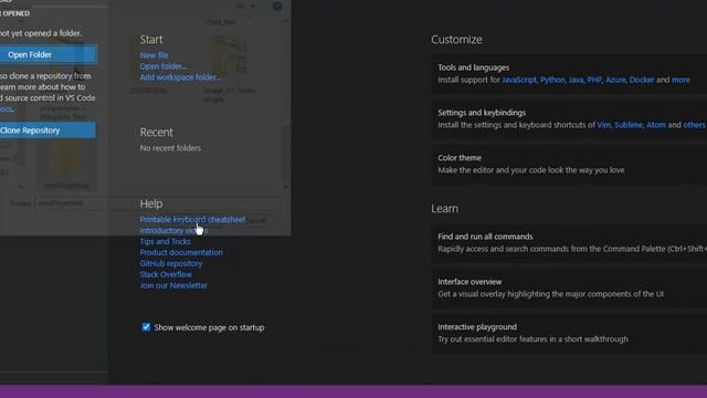 comment install visual code et faire un exemple dans un dossier folder смотреть онлайн