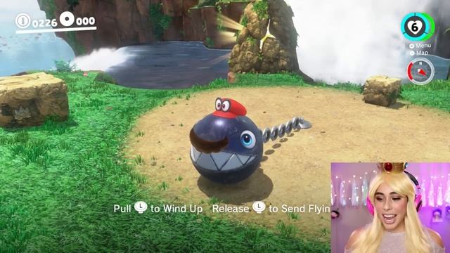 Princess Peach Plays Super Mario Odyssey! Nintendo Switch смотреть онлайн