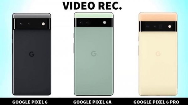 Google Pixel 6 VS Google Pixel 6A VS Google Pixel 6 PRO