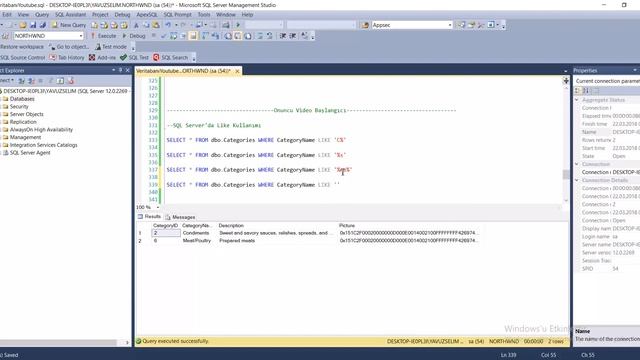SQL Server'da Like Kullanımı смотреть онлайн