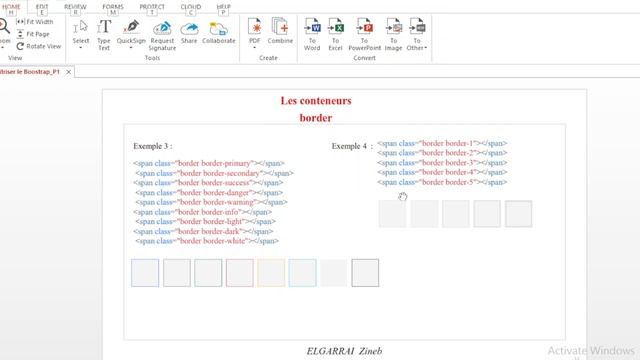 Bootstrap (vidéo 6 ) : border смотреть онлайн