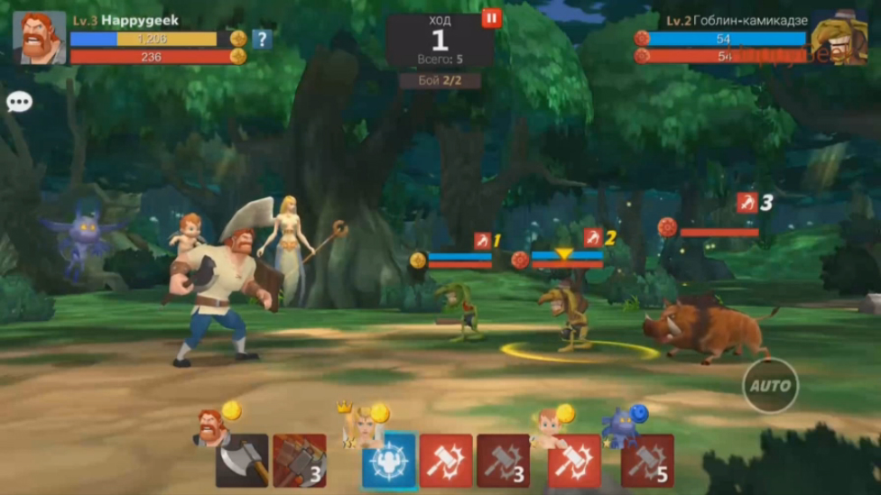 Guardian Stone Second War (фэнтезийная пошаговая стратегия на Андроид) смотреть онлайн