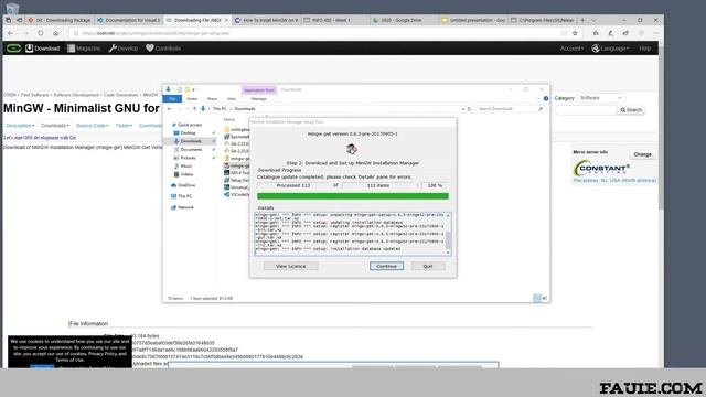 Windows 10: Preparing for C++, Visual Studio Code, Git, Github, MinGW смотреть онлайн