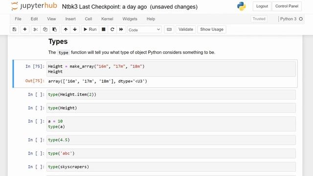 Week2b -- Variable Types and Arrays смотреть онлайн
