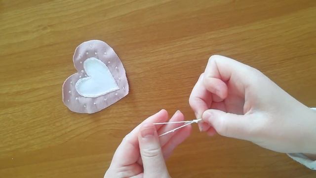 Валентинка своими руками / Шьем сердечко смотреть онлайн