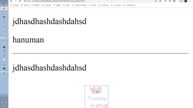 79 access element using id,class name, object selectors JavaScript Training Videos in Telugu смотреть онлайн