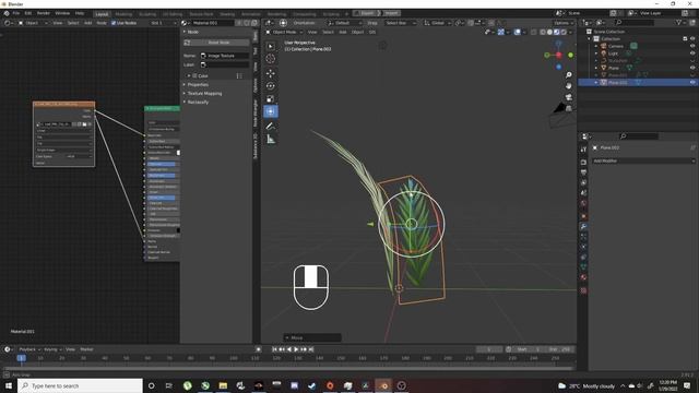 How to make a plant in Blender смотреть онлайн