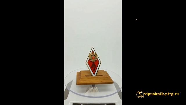 №1981 Именной нагрудный знак об окончании аспирантуры ЮФУ из позолоченной латуни смотреть онлайн