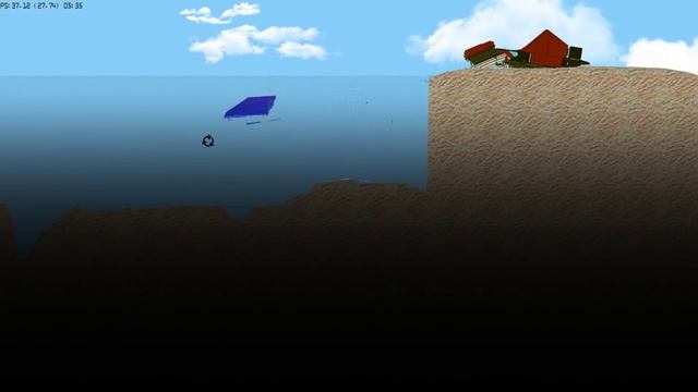 РЕАКТИВНЫЙ ТИТАНИК РАЗОРВАЛО НА ДВЕ ЧАСТИ | FLOATING SANDBOX смотреть онлайн