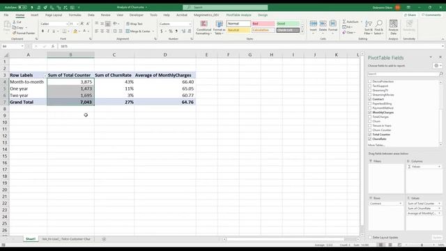 Performing Customer Churn Rate Analysis in Excel смотреть онлайн