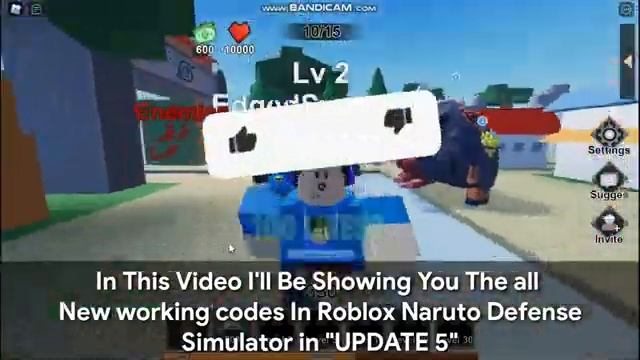NARUTO DEFENSE SIMULATOR CODES | ALL NEW *UPDATE 5* OP CODES! Roblox Naruto Defense Simulator смотреть онлайн