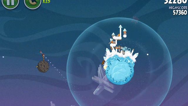 Angry Birds Space 2-28 Cold Cuts 2-28 Level 2-28 3 Stars Walthrough Tutorial смотреть онлайн