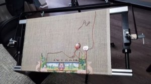 Рама для вышивки с сайта goodstitch в паре со станком Амур от магазина #Явышиваю