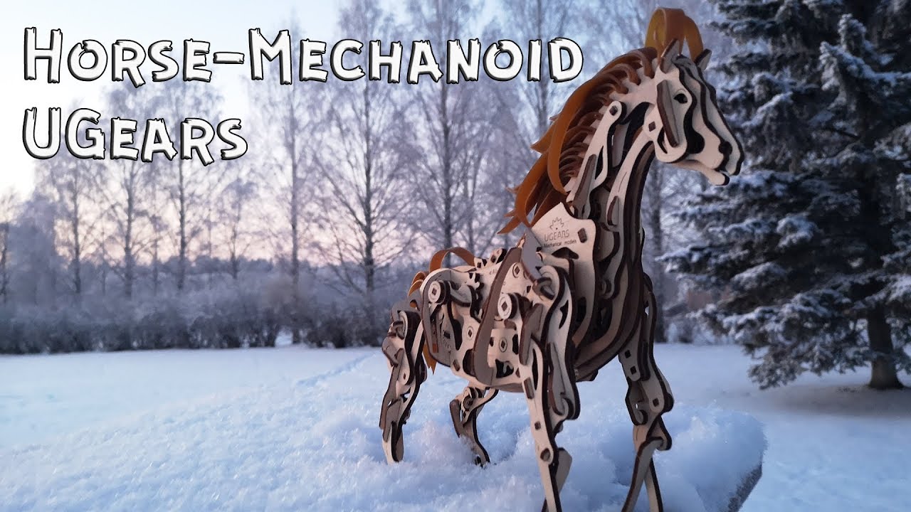 3D-Пазл Ugears Лошадь-Механоид - обзор II 65 $ вы серьезно