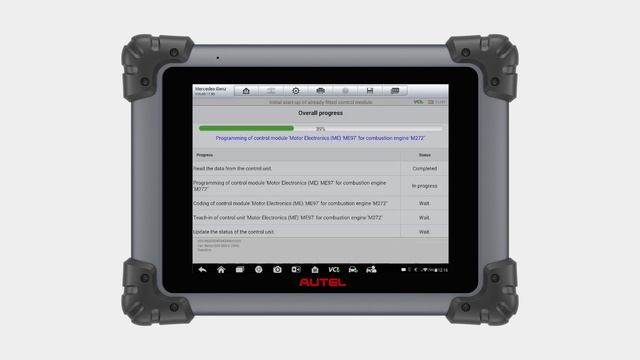 Engine Control Unit Initial Start-Up