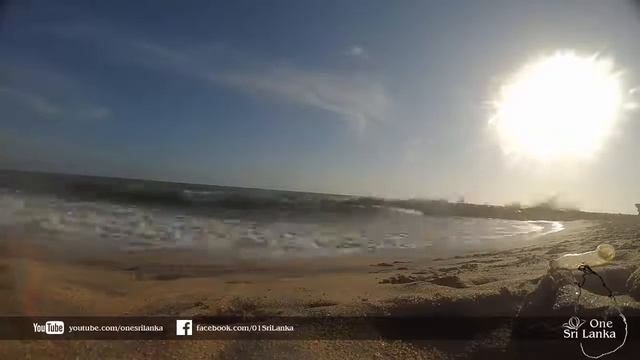 Marawila Beach in Puttalam District - Tourist Destination in Sri Lanka. смотреть онлайн