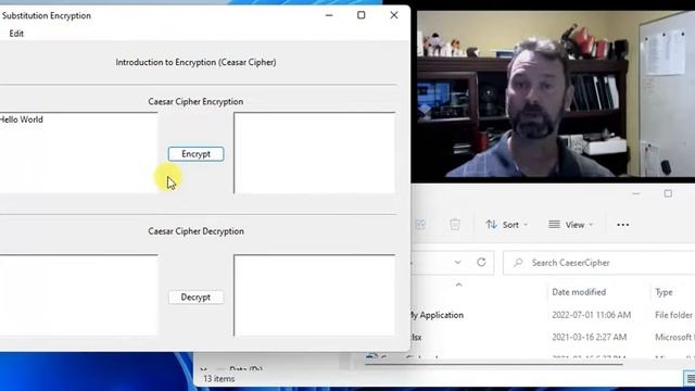 Caesar Cipher Encryption/Decryption article and program teaser смотреть онлайн