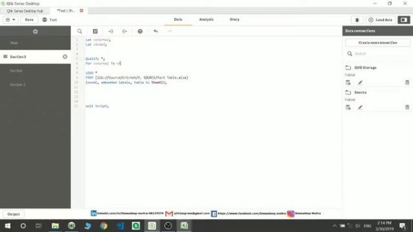 25. a) Loop Part 1: For Loop in Qlik Sense