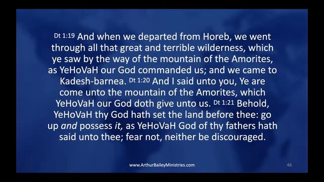 The Cost of Rebellion – Deuteronomy 1:1-46 смотреть онлайн