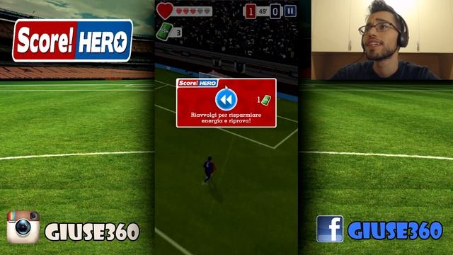 GOAL DI RABONA SU PUNIZIONE!! - SCORE HERO #18 [By Giuse360] смотреть онлайн