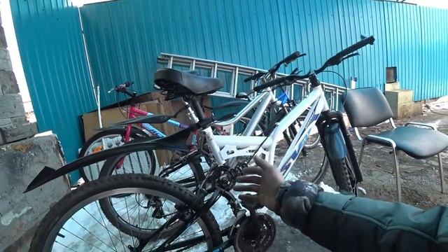 багажник на горный велосипед двухподвес. смотреть онлайн