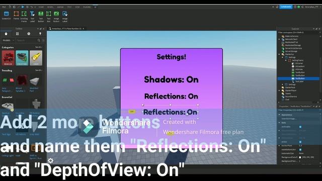 How to make a Settings GUI! | Roblox Studio | 2023 смотреть онлайн