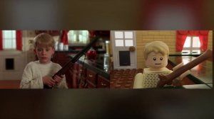 Один дома в лего. Home alone. Лего анимация. / Blender lego animation Side by side version