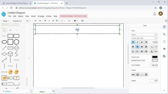 Create Wired UI Diagram Online смотреть онлайн