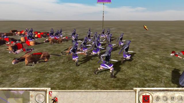 Rome: Total War. Аркани, друиды против Римской кавалерии. Сравнение