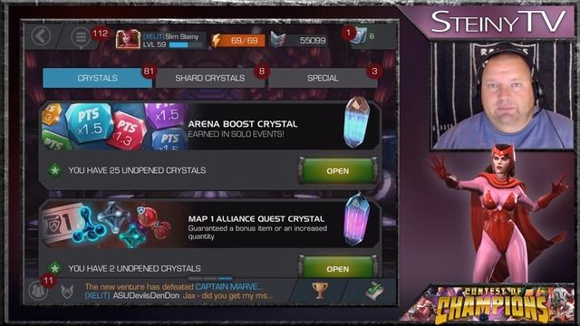 MARVEL Contest of Champions - LOGIN CRYSTAL (GAMBIT) смотреть онлайн
