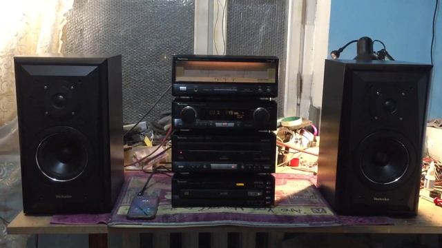 Technics SE-CA10. Сделан апгрейд звука без биампинга. Проверка звучания смотреть онлайн