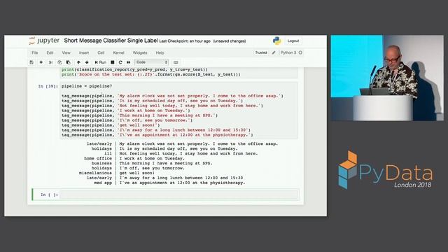 Automatic tagging of short texts with scikit-learn and NLTK - Gilbert François Duivesteijn смотреть онлайн