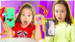 Опять новые?! Обзор на новые чехлы для наших IPhone/ Видео Анютка малютка