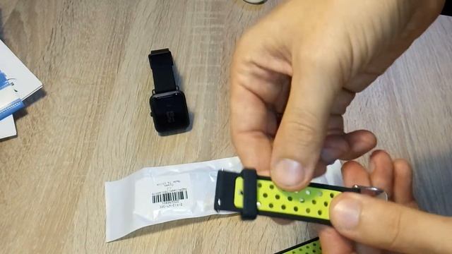 сменный ремешок Xiaomi Huami Amazfit - ЗЕЛЕНЫЙ смотреть онлайн