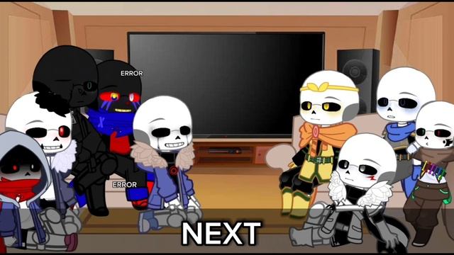 Sans AU React To Memes • Errormare, DrInk, Killer X Color (⚠️ My AU ⚠️)