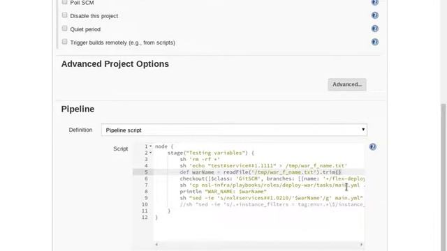 Jenkins Replace String with Variable using Groovy Sandbox смотреть онлайн