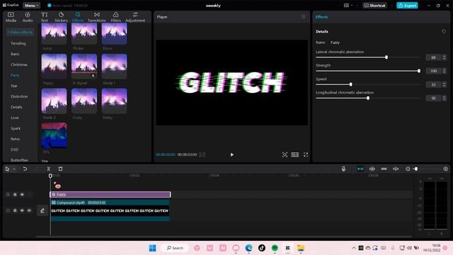EASY Glitch Text Effect Tutorial On CapCut PC смотреть онлайн
