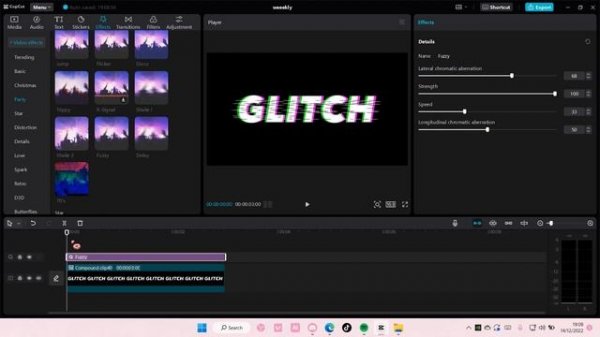 EASY Glitch Text Effect Tutorial On CapCut PC