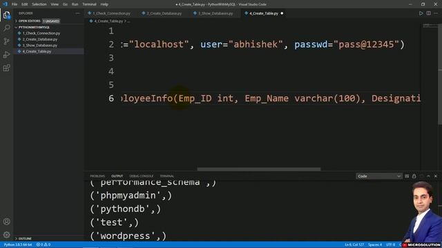 Complete Python With MySQL Database Connection | Python Database Connection Tutorial in Hindi смотреть онлайн