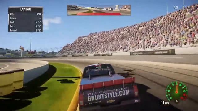 NASCAR Heat 2 (Truck) Setup: Martinsville смотреть онлайн