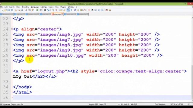 How to make complete user registration and login system using php and mysql database Part 4/4 смотреть онлайн