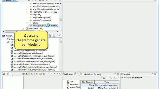 [Modelio] Reverse Java Code and Generate Javadoc смотреть онлайн