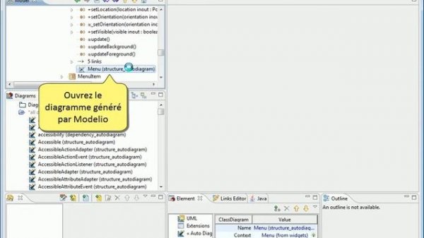 [Modelio] Reverse Java Code and Generate Javadoc
